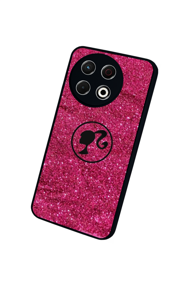 Tecno Spark 30 Pro Uyumlu Barbie Tasarımlı Glossy Premium Kılıf