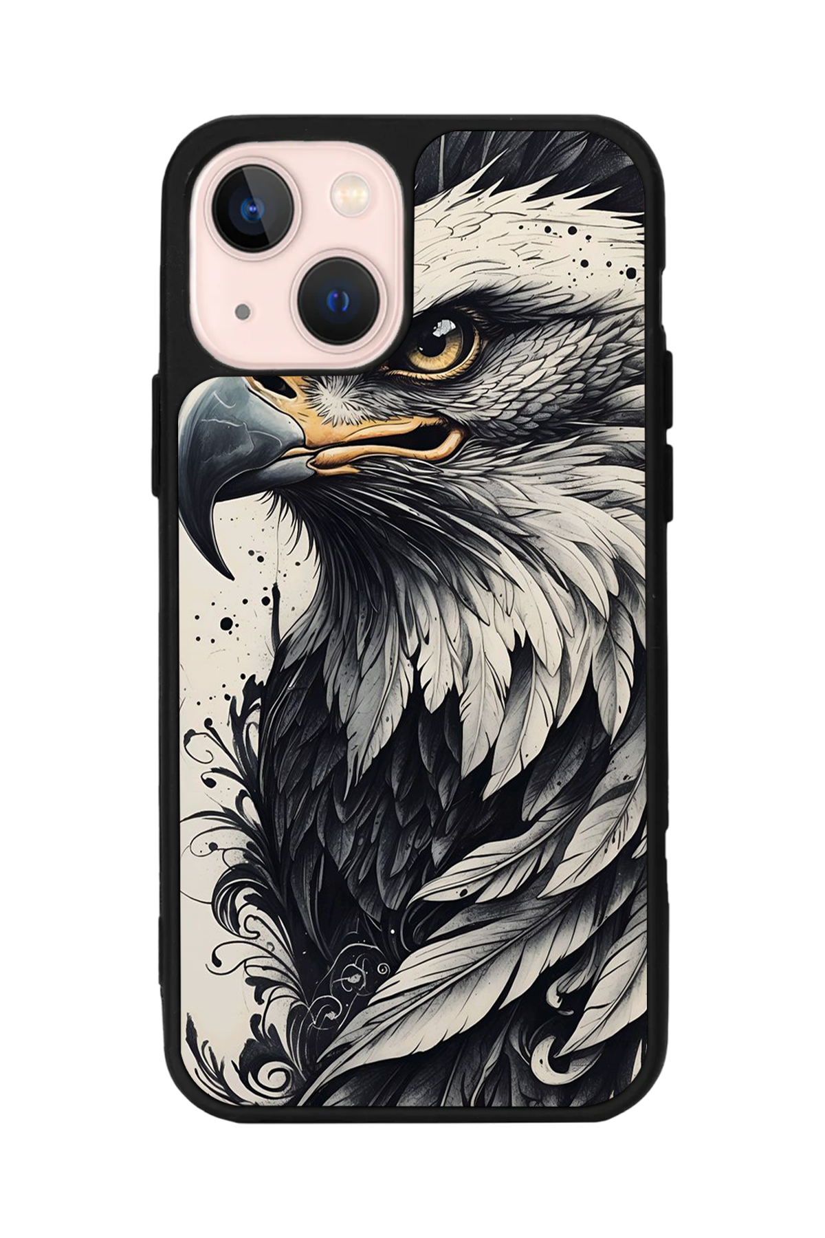 iPhone 15 Uyumlu Besiktas Tasarımlı Glossy Premium Kılıf