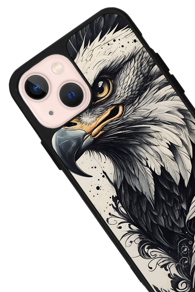 iPhone 15 Uyumlu Besiktas Tasarımlı Glossy Premium Kılıf
