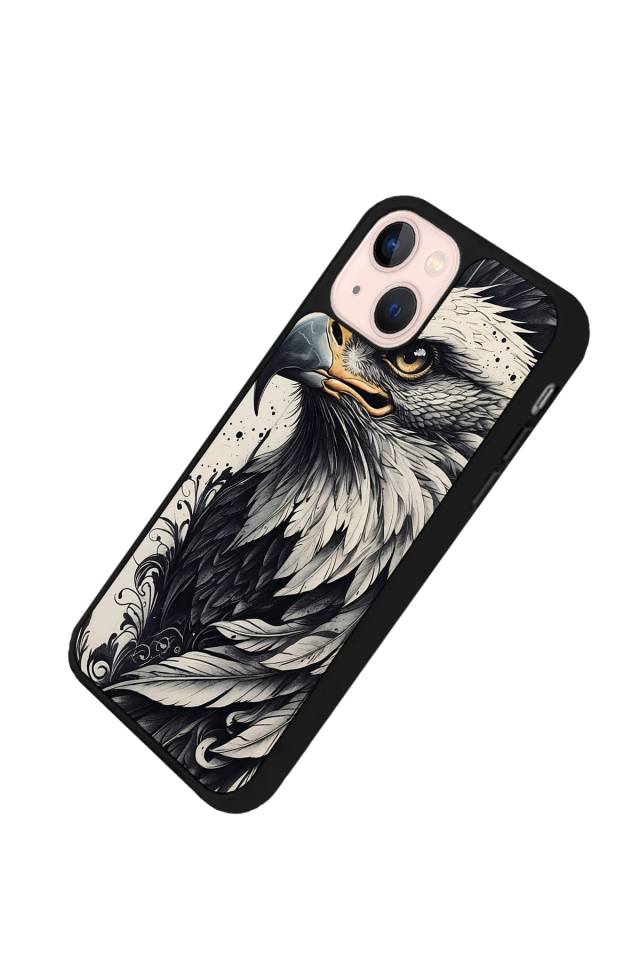iPhone 15 Uyumlu Besiktas Tasarımlı Glossy Premium Kılıf