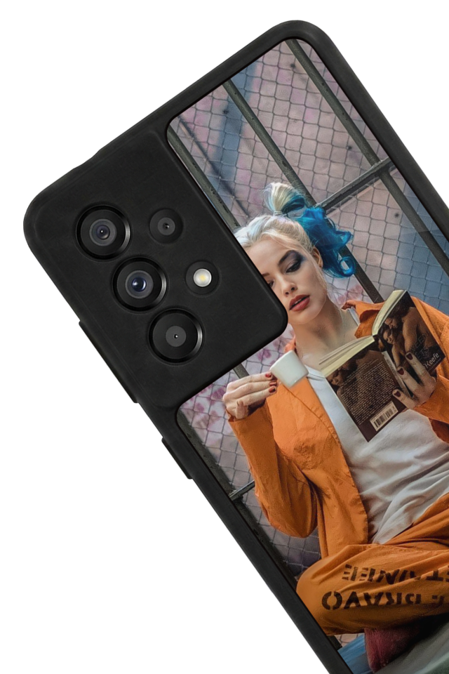 Samsung Galaxy A73 Uyumlu HarleyQueen Tasarımlı Glossy Premium Kılıf