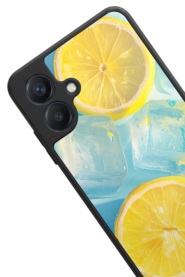 Samsung Galaxy A07 Uyumlu Limon Tasarımlı Glossy Premium Kılıf