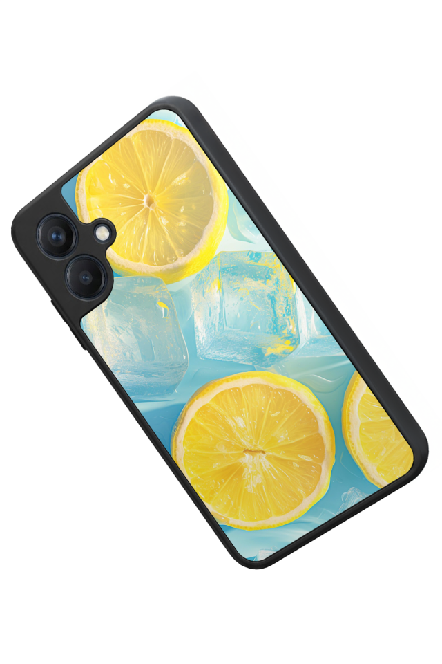 Samsung Galaxy A07 Uyumlu Limon Tasarımlı Glossy Premium Kılıf