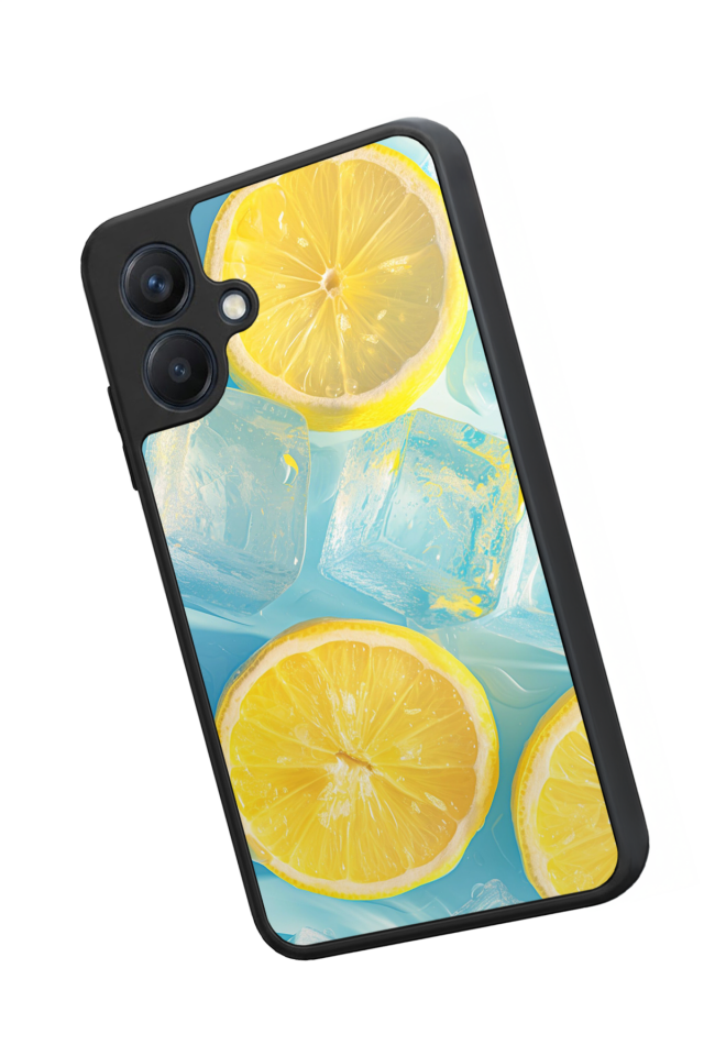 Samsung Galaxy A07 Uyumlu Limon Tasarımlı Glossy Premium Kılıf