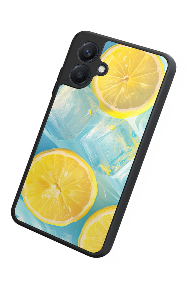 Samsung Galaxy A07 Uyumlu Limon Tasarımlı Glossy Premium Kılıf