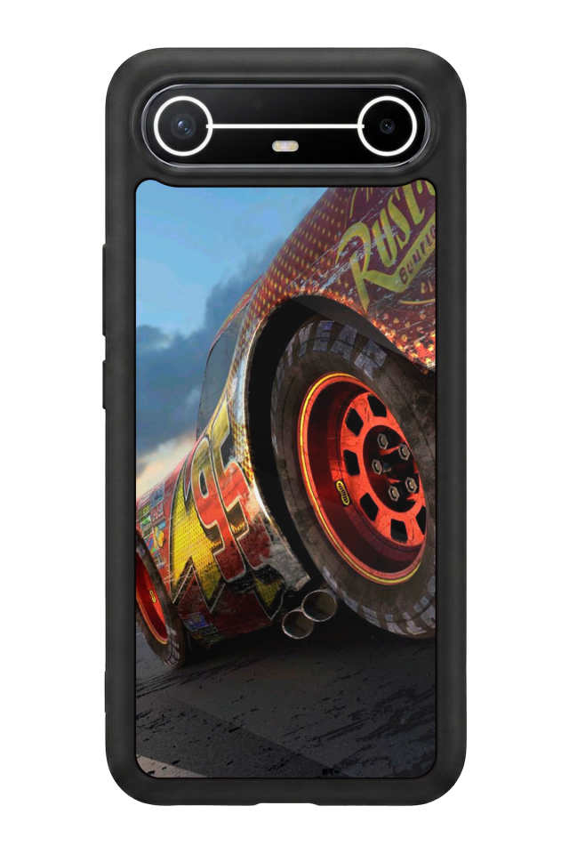 Tecno Spark Slim 5G Uyumlu Şimsek McQueen Tasarımlı Glossy Premium Kılıf