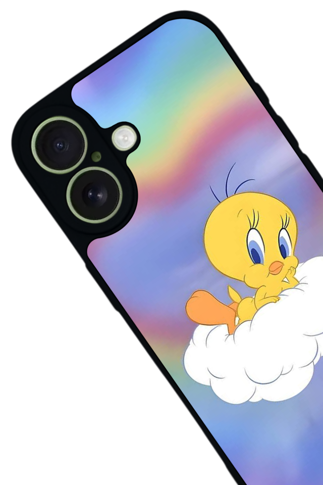 iPhone 17 Uyumlu Tweety Tasarımlı Glossy Premium Kılıf
