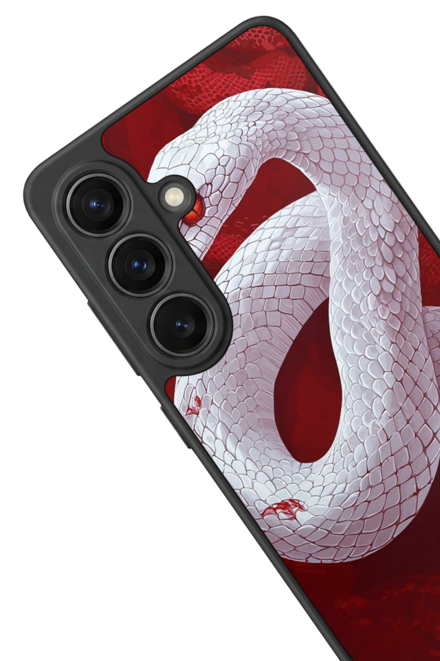 Samsung Galaxy S26 Uyumlu Yılan Tasarımlı Glossy Premium Kılıf