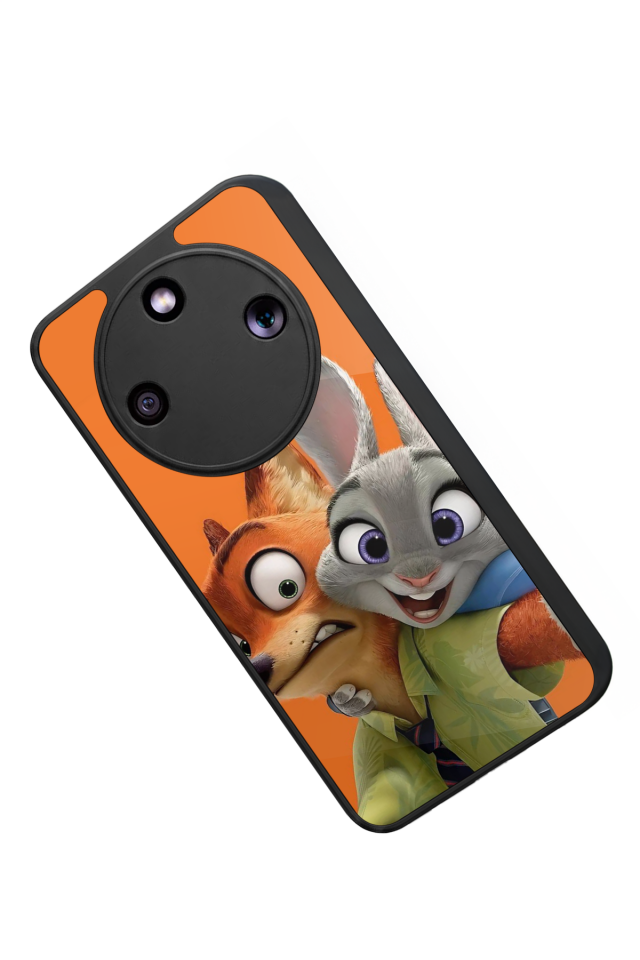Honor Magic 8 Lite Uyumlu Zootropolis Tasarımlı Glossy Premium Kılıf
