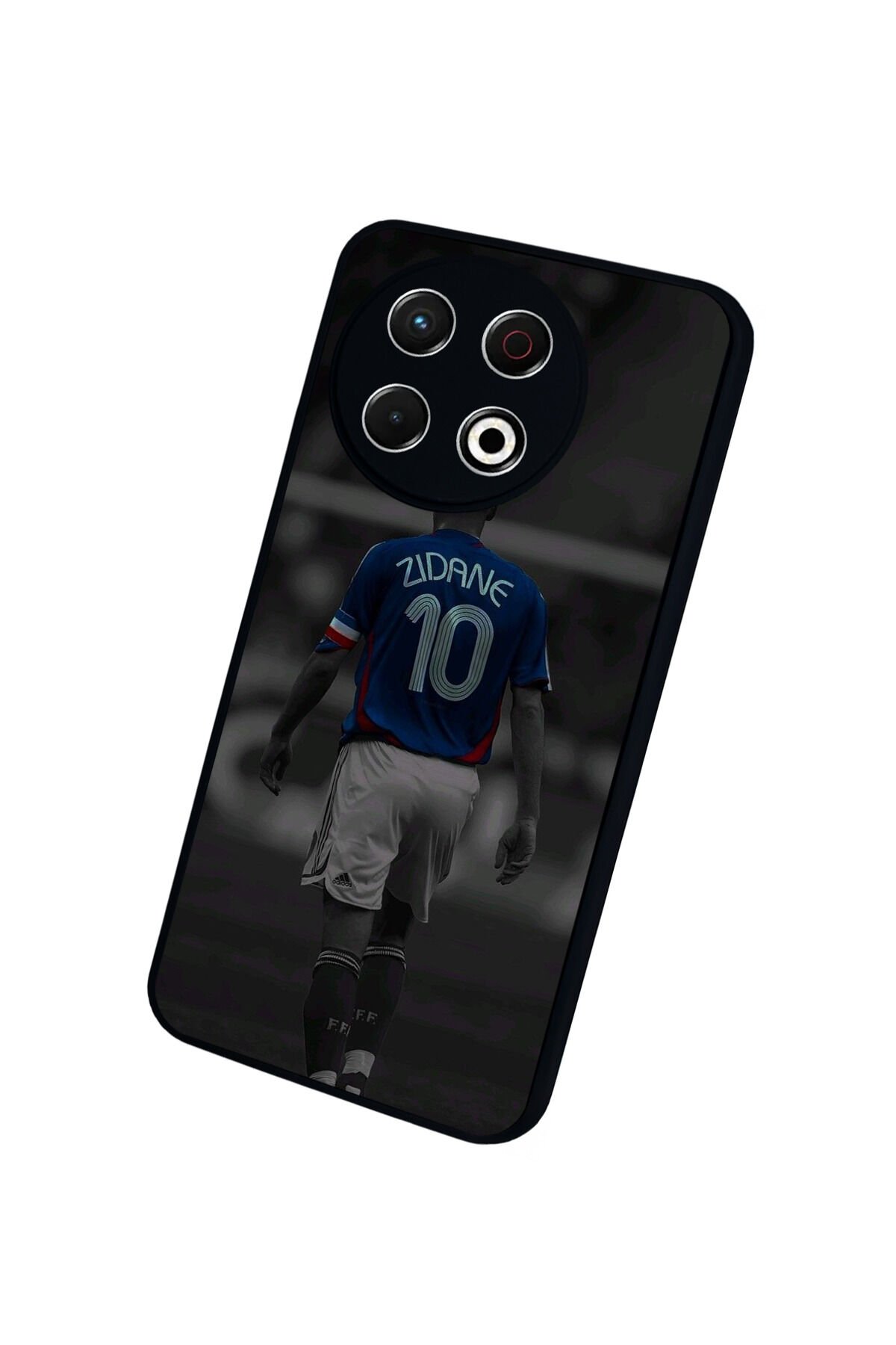 Tecno Spark 30 Pro Uyumlu Zidane Tasarımlı Glossy Premium Kılıf