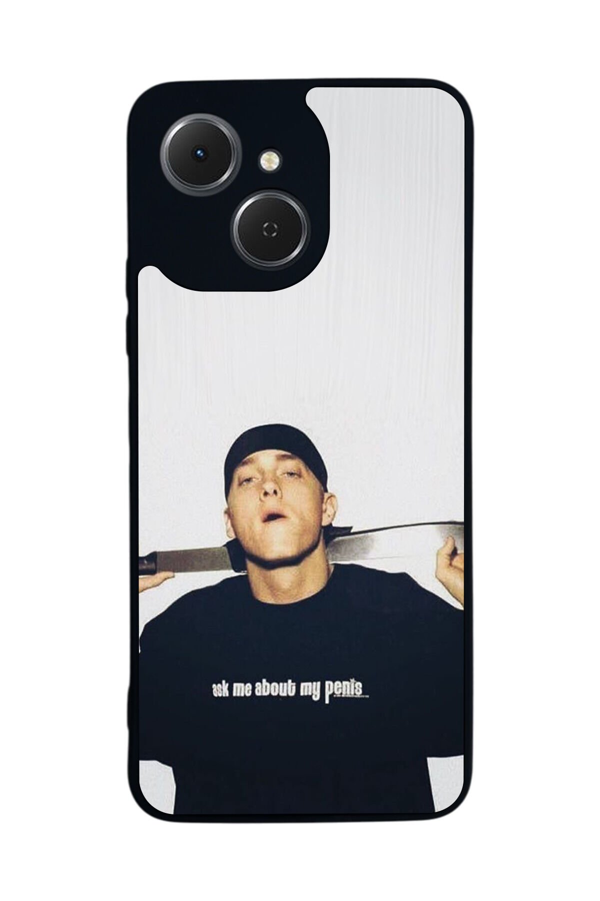 Tecno Spark 40C Uyumlu Eminem Tasarımlı Glossy Premium Kılıf