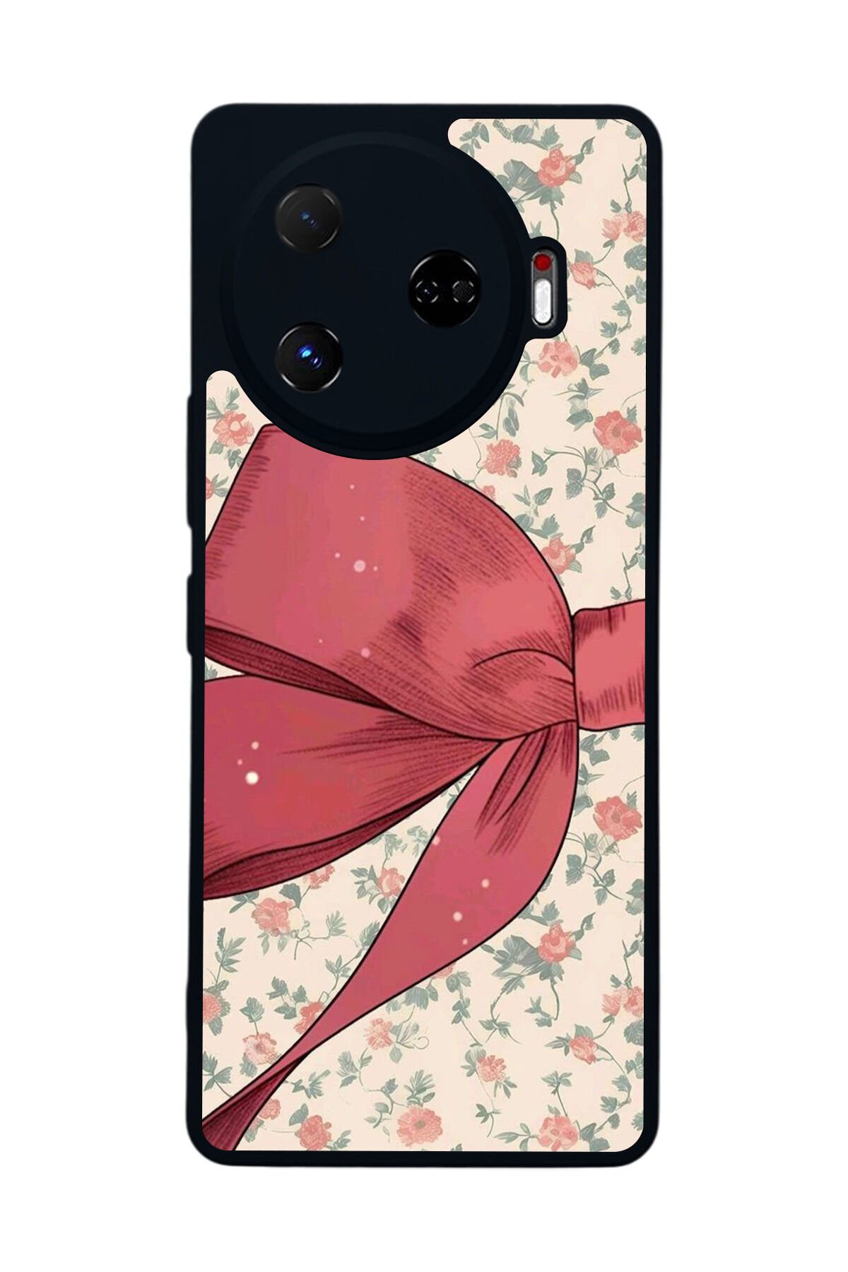 Tecno Camon 30 Pro Uyumlu Kurdele Tasarımlı Glossy Premium Kılıf