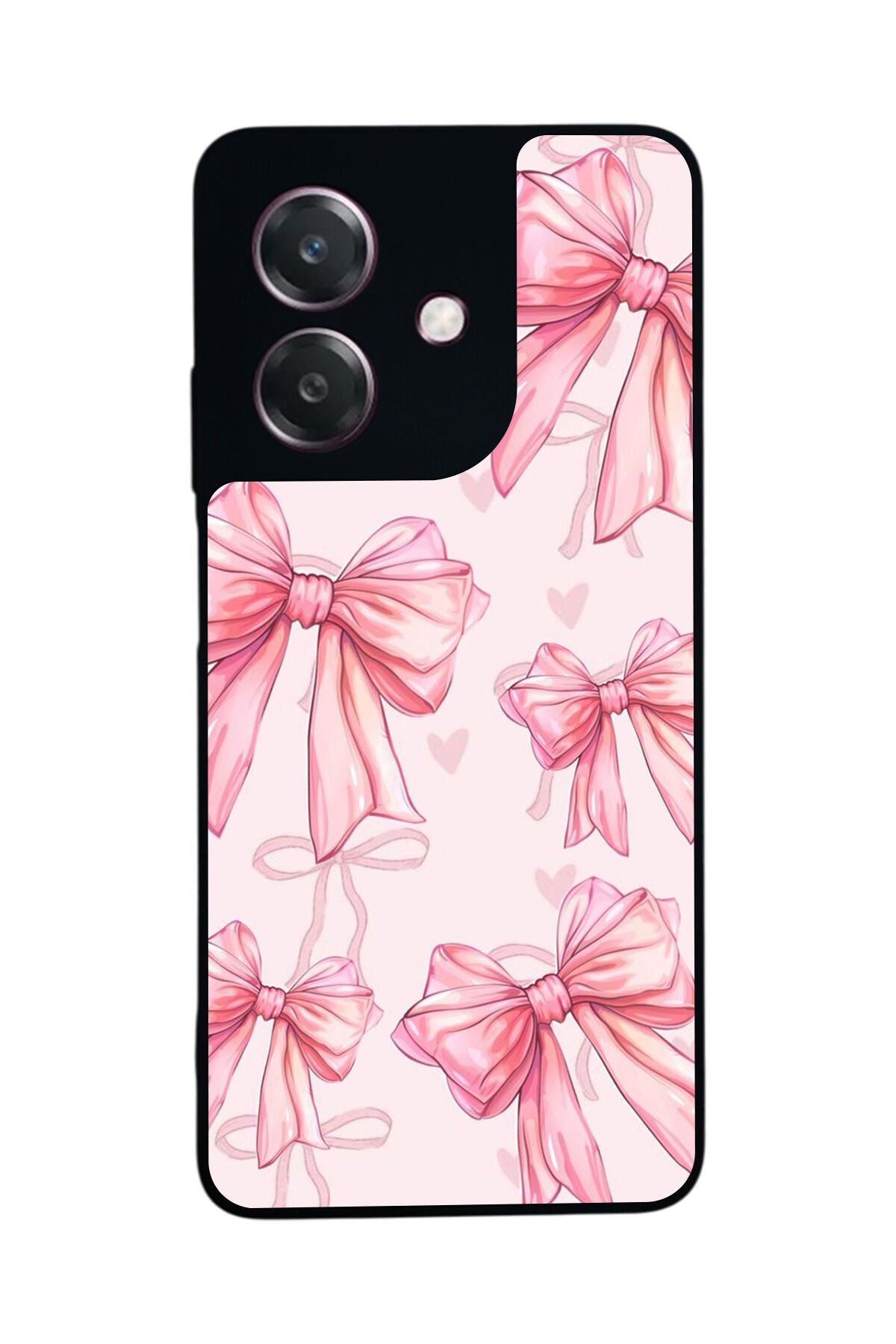 Oppo A3 5G Uyumlu Kurdele Tasarımlı Glossy Premium Kılıf