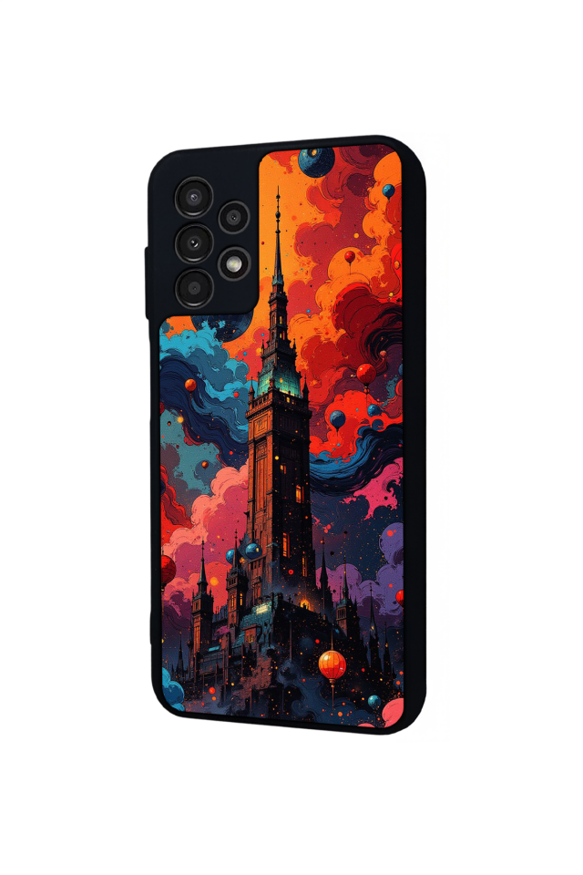 Samsung Galaxy A13 Uyumlu Abstract Tasarımlı Glossy Premium Kılıf
