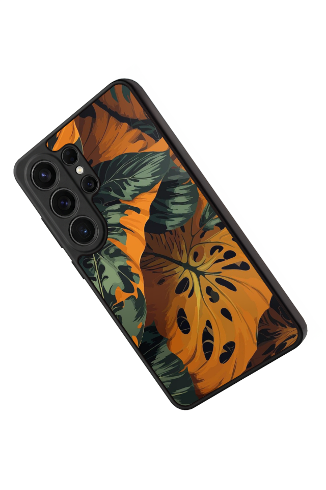 Samsung Galaxy S26 Ultra Uyumlu Botanik Tasarımlı Glossy Premium Kılıf