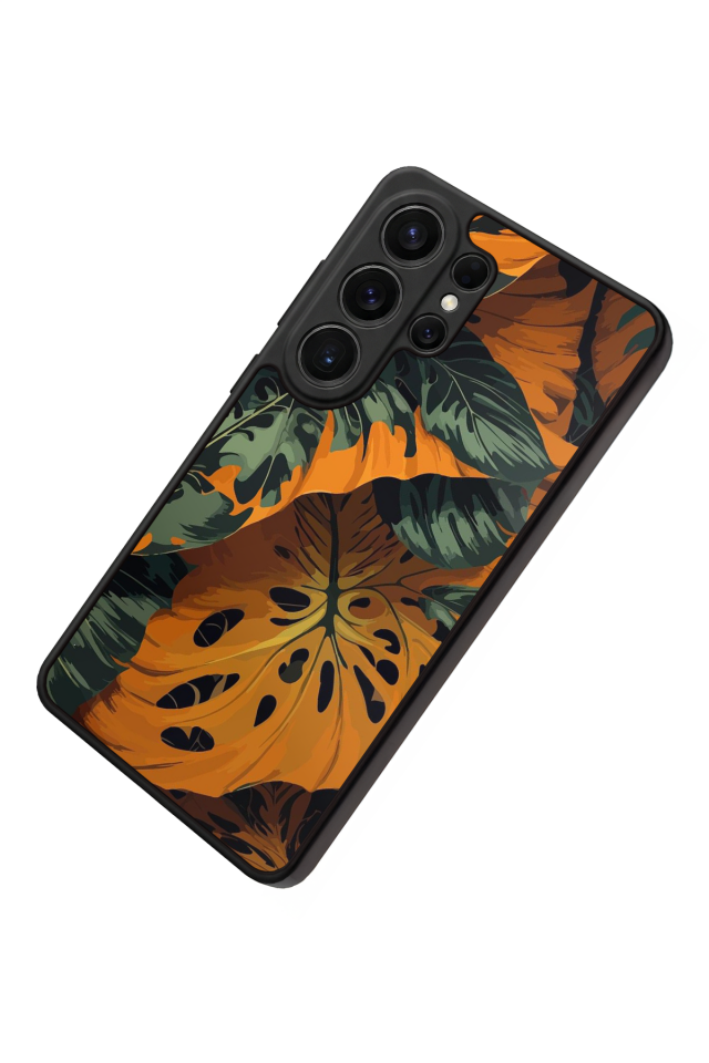 Samsung Galaxy S26 Ultra Uyumlu Botanik Tasarımlı Glossy Premium Kılıf