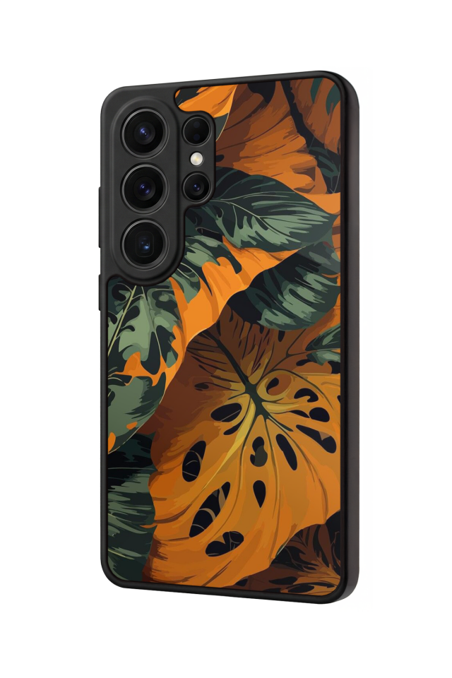 Samsung Galaxy S26 Ultra Uyumlu Botanik Tasarımlı Glossy Premium Kılıf