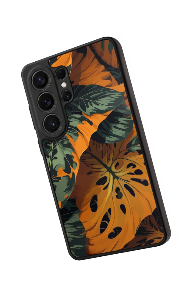 Samsung Galaxy S26 Ultra Uyumlu Botanik Tasarımlı Glossy Premium Kılıf