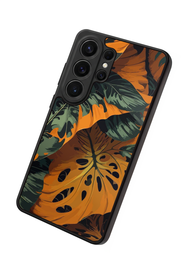 Samsung Galaxy S26 Ultra Uyumlu Botanik Tasarımlı Glossy Premium Kılıf