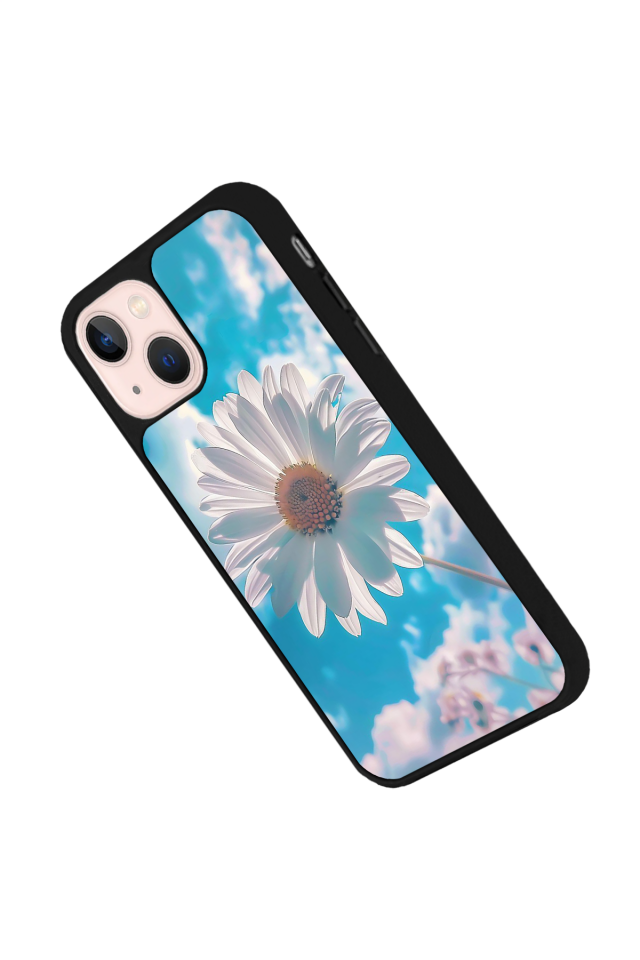 iPhone 15 Plus Uyumlu Cicek Tasarımlı Glossy Premium Kılıf