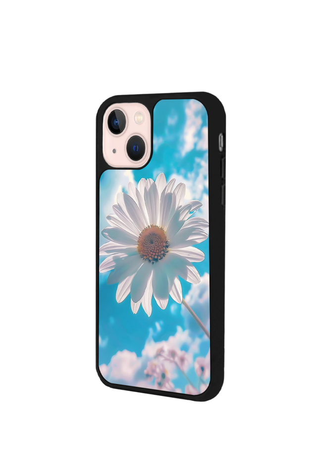 iPhone 15 Plus Uyumlu Cicek Tasarımlı Glossy Premium Kılıf
