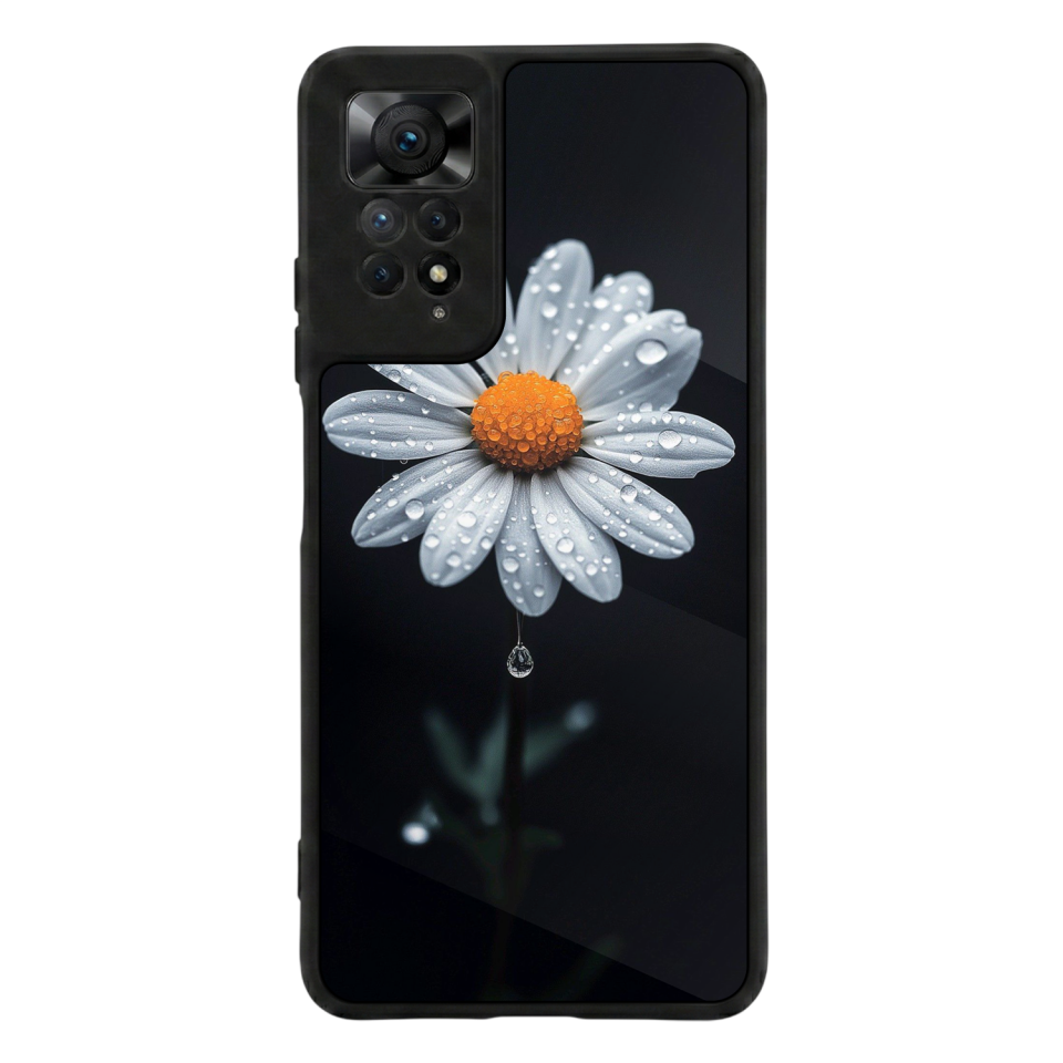 Xiaomi Redmi Note 11 Pro Uyumlu Cicek Tasarımlı Glossy Premium Kılıf