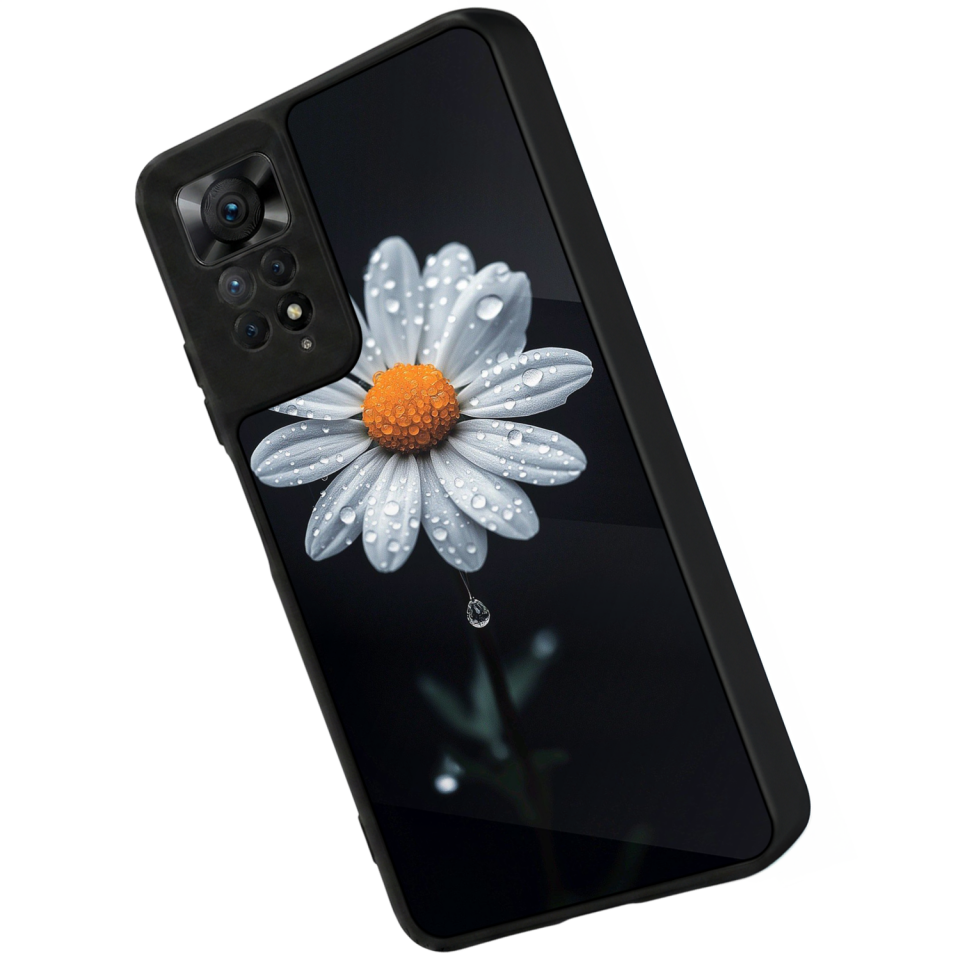 Xiaomi Redmi Note 11 Pro Uyumlu Cicek Tasarımlı Glossy Premium Kılıf