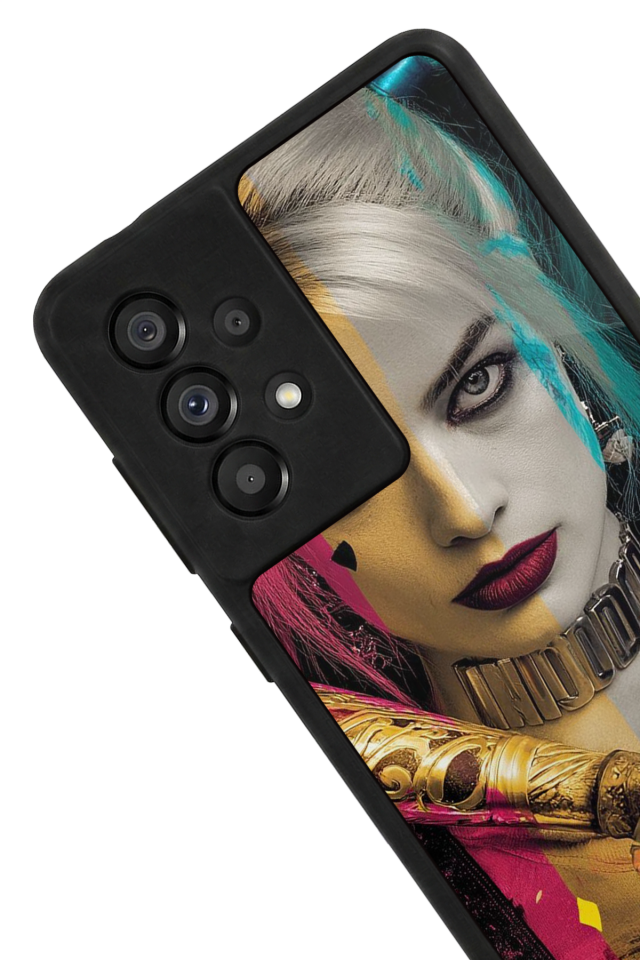 Samsung Galaxy A73 Uyumlu HarleyQueen Tasarımlı Glossy Premium Kılıf