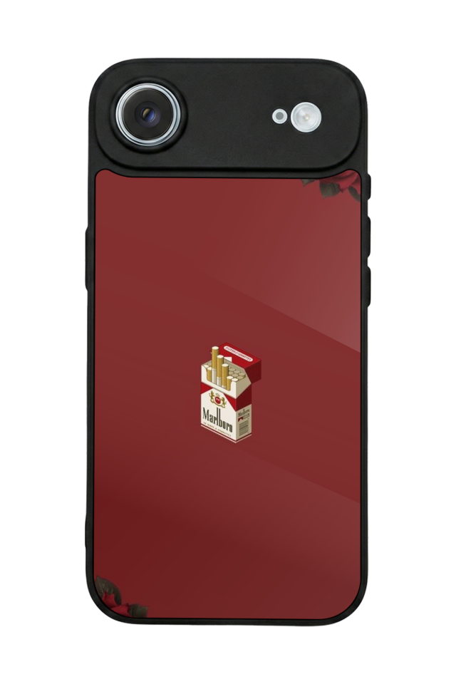 iPhone 17 Air Uyumlu Kirmizi Tasarımlı Glossy Premium Kılıf