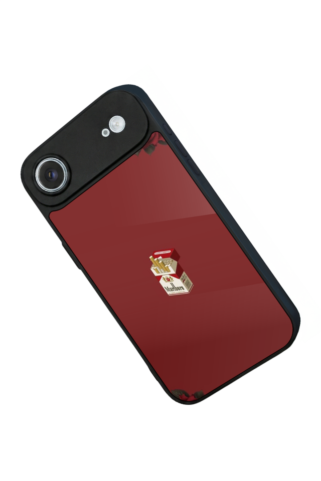 iPhone 17 Air Uyumlu Kirmizi Tasarımlı Glossy Premium Kılıf