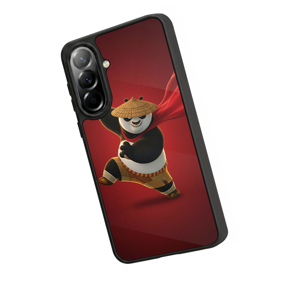 Samsung Galaxy A57 Uyumlu Kung Fu Panda Tasarımlı Glossy Premium Kılıf