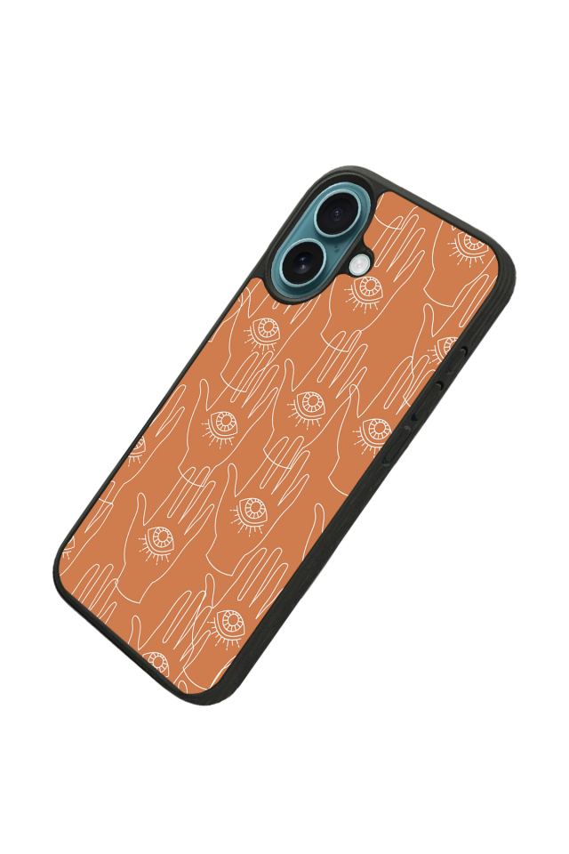 iPhone 16 Uyumlu Line Art Tasarımlı Glossy Premium Kılıf