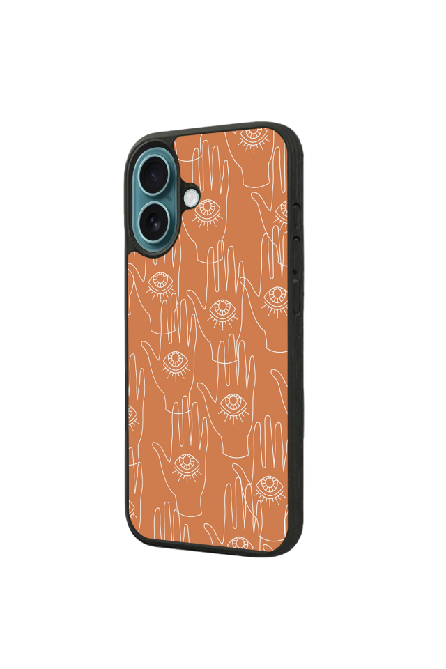 iPhone 16 Uyumlu Line Art Tasarımlı Glossy Premium Kılıf