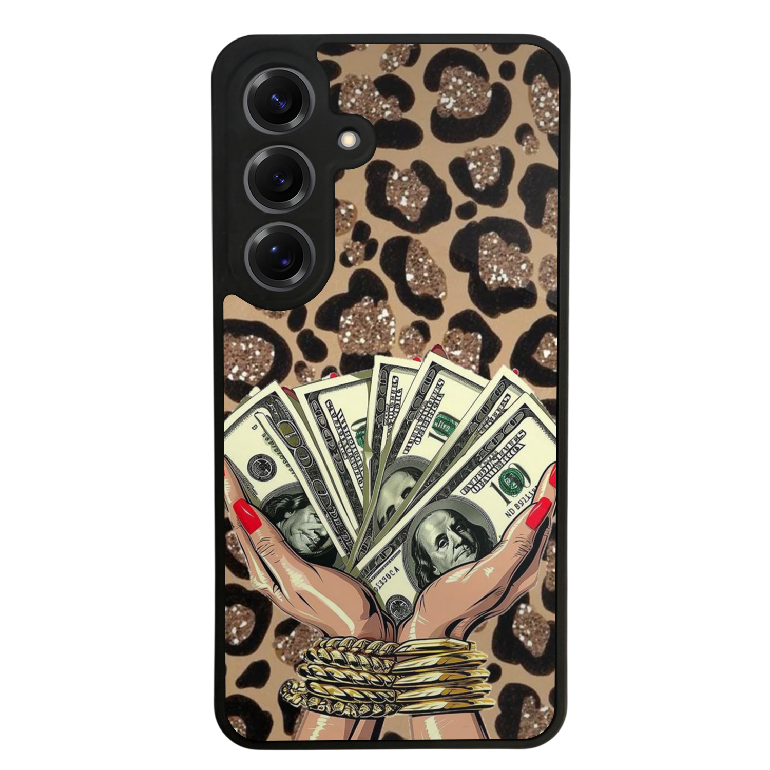 Samsung Galaxy S25 Uyumlu Para Tasarımlı Glossy Premium Kılıf