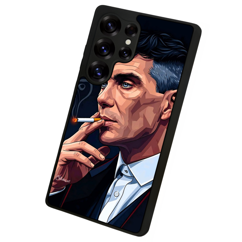 Samsung Galaxy S25 Ultra Uyumlu Peaky Blinders Tasarımlı Glossy Premium Kılıf