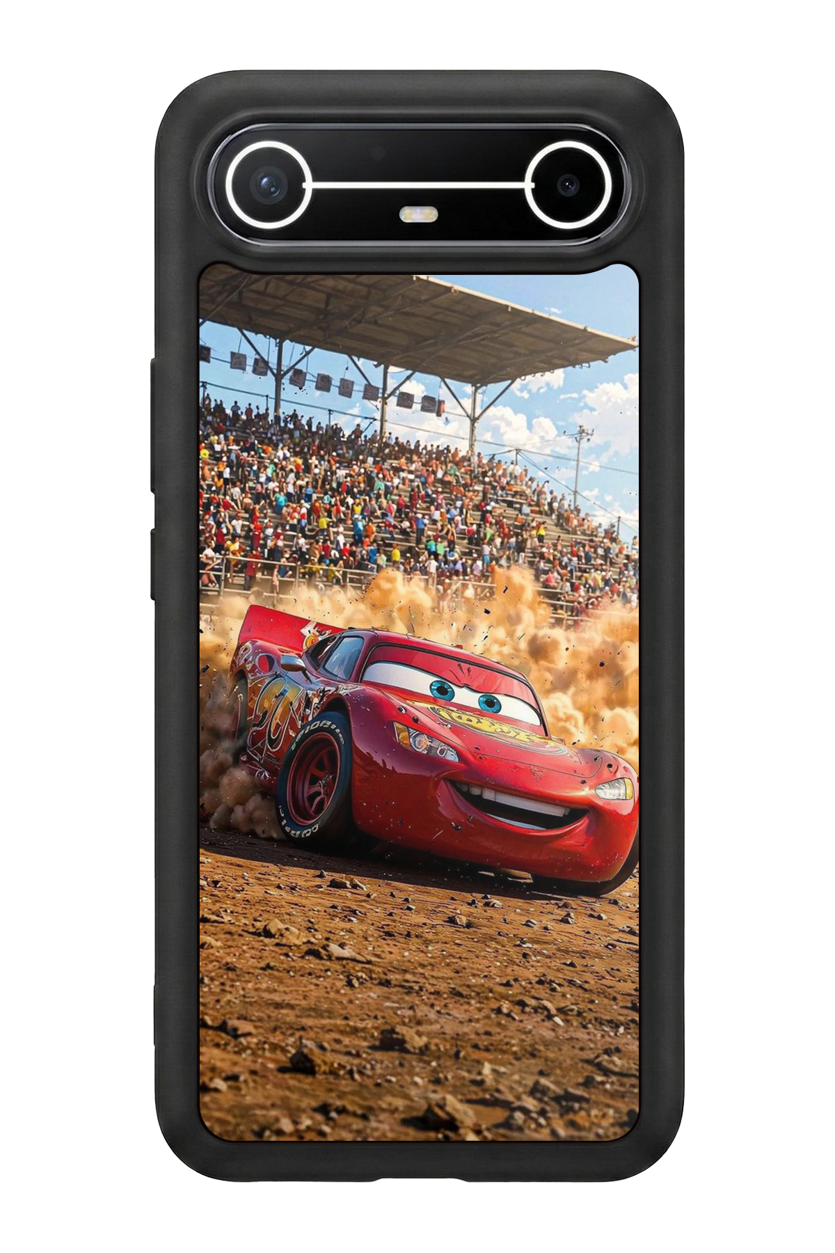 Tecno Spark Slim 5G Uyumlu Şimsek McQueen Tasarımlı Glossy Premium Kılıf