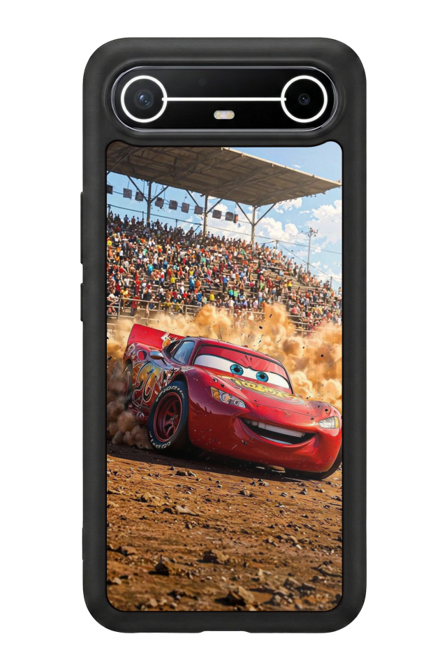 Tecno Spark Slim 5G Uyumlu Şimsek McQueen Tasarımlı Glossy Premium Kılıf