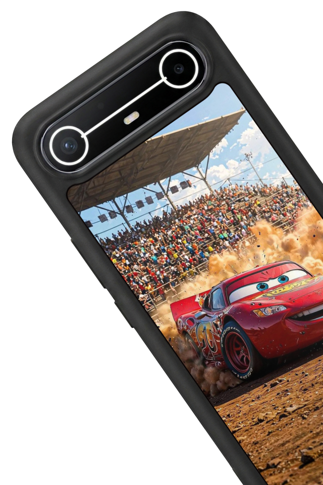 Tecno Spark Slim 5G Uyumlu Şimsek McQueen Tasarımlı Glossy Premium Kılıf