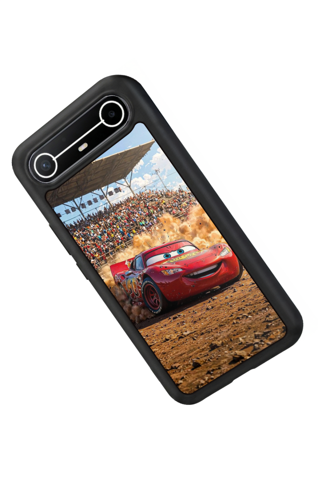 Tecno Spark Slim 5G Uyumlu Şimsek McQueen Tasarımlı Glossy Premium Kılıf