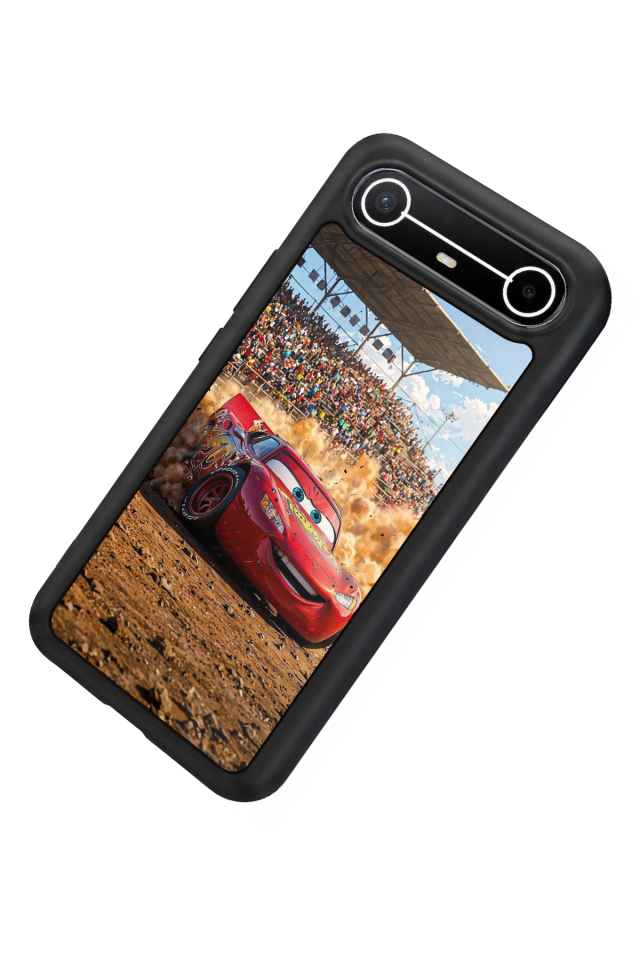 Tecno Spark Slim 5G Uyumlu Şimsek McQueen Tasarımlı Glossy Premium Kılıf