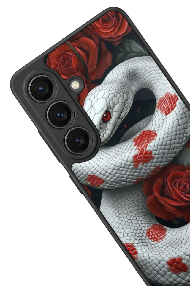 Samsung Galaxy S26 Uyumlu Yılan Tasarımlı Glossy Premium Kılıf