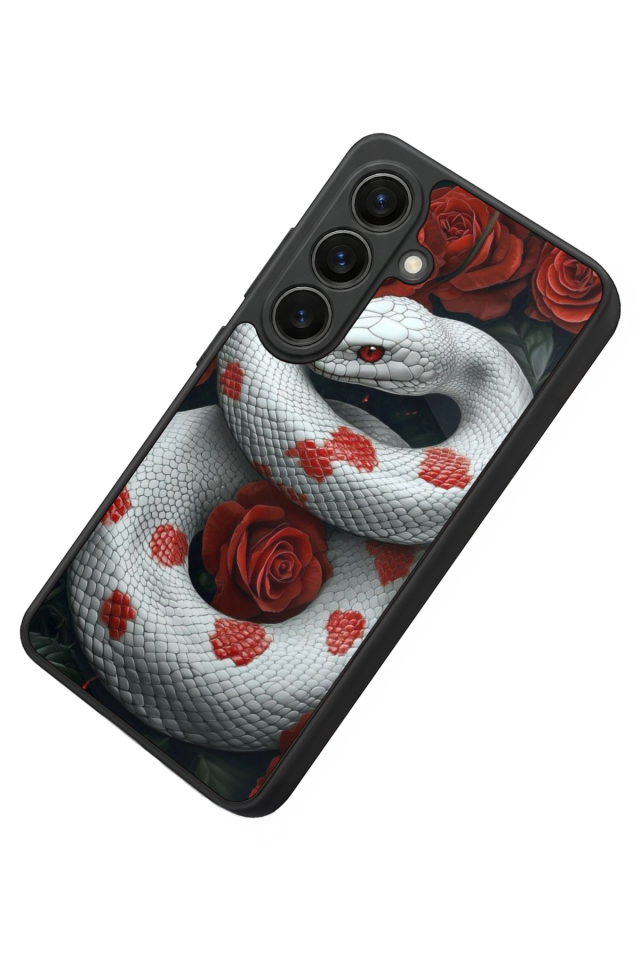 Samsung Galaxy S26 Uyumlu Yılan Tasarımlı Glossy Premium Kılıf