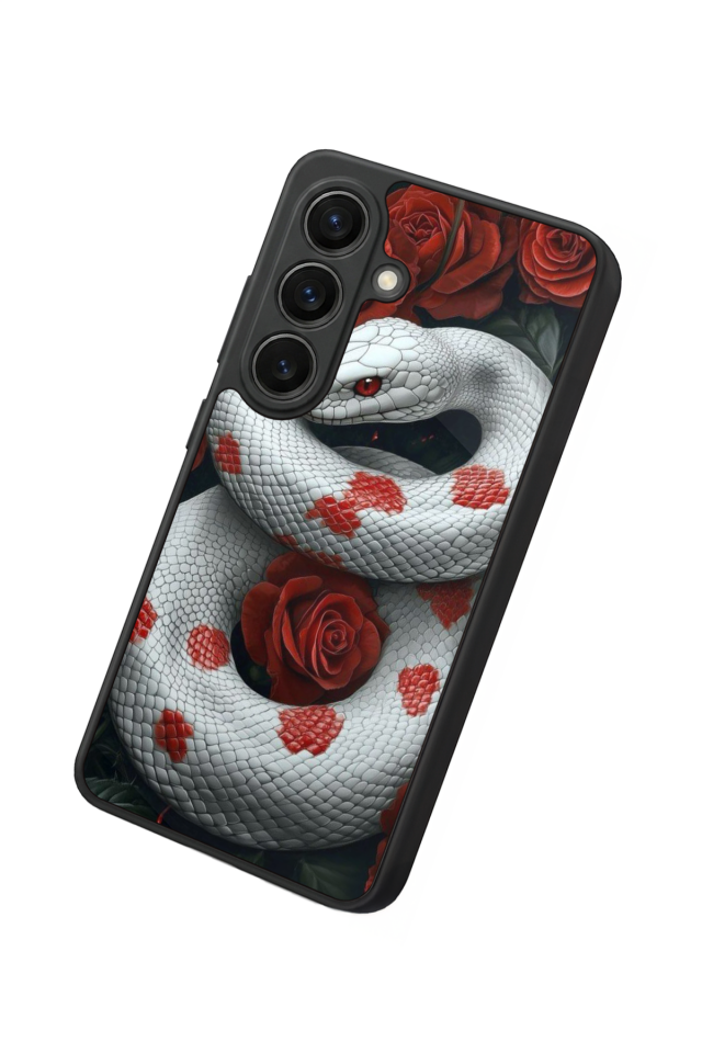 Samsung Galaxy S26 Uyumlu Yılan Tasarımlı Glossy Premium Kılıf