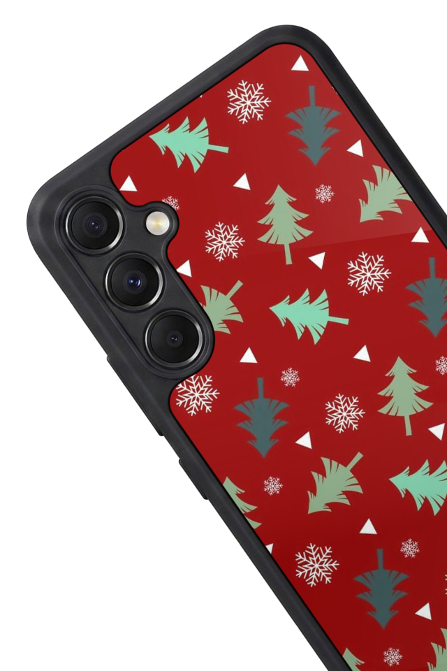 Samsung Galaxy A34 Uyumlu Yilbasi Christmas Tasarımlı Glossy Premium Kılıf