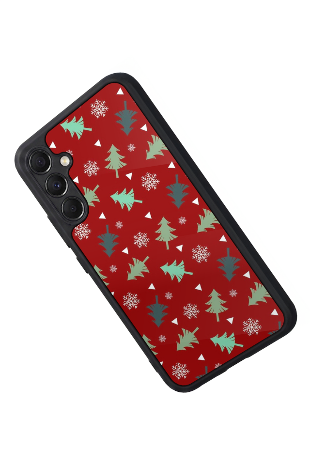 Samsung Galaxy A34 Uyumlu Yilbasi Christmas Tasarımlı Glossy Premium Kılıf