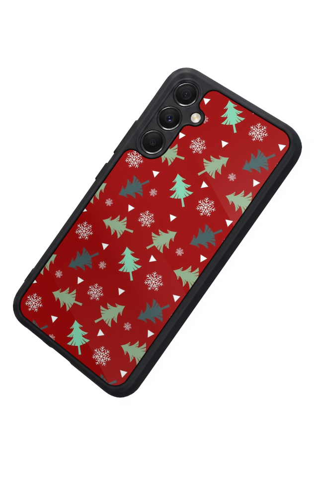 Samsung Galaxy A34 Uyumlu Yilbasi Christmas Tasarımlı Glossy Premium Kılıf