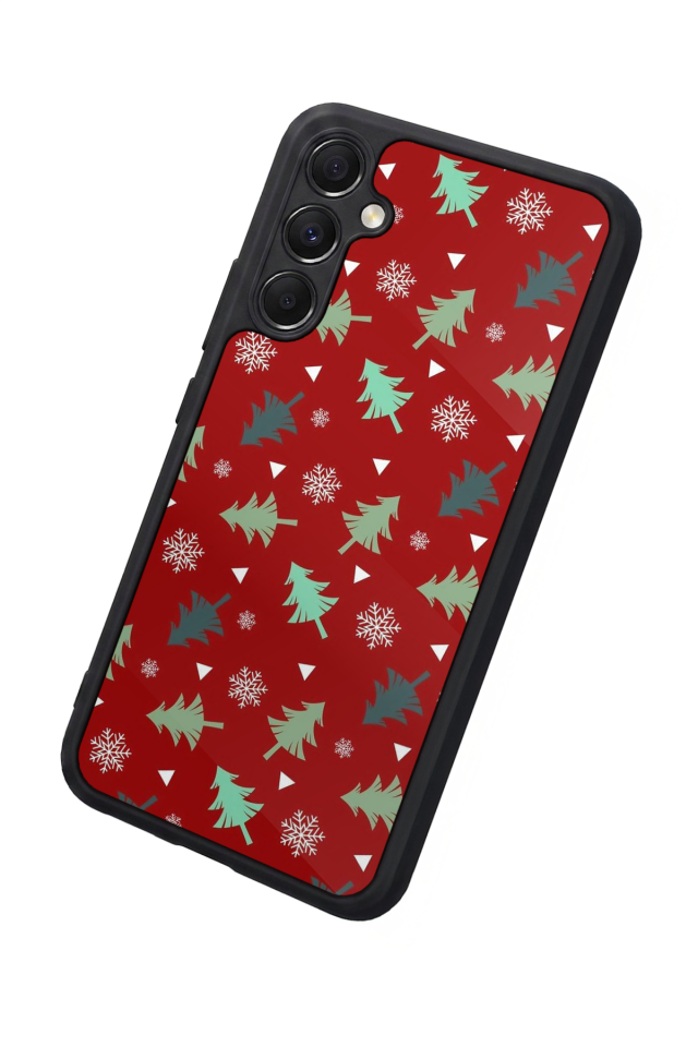 Samsung Galaxy A34 Uyumlu Yilbasi Christmas Tasarımlı Glossy Premium Kılıf