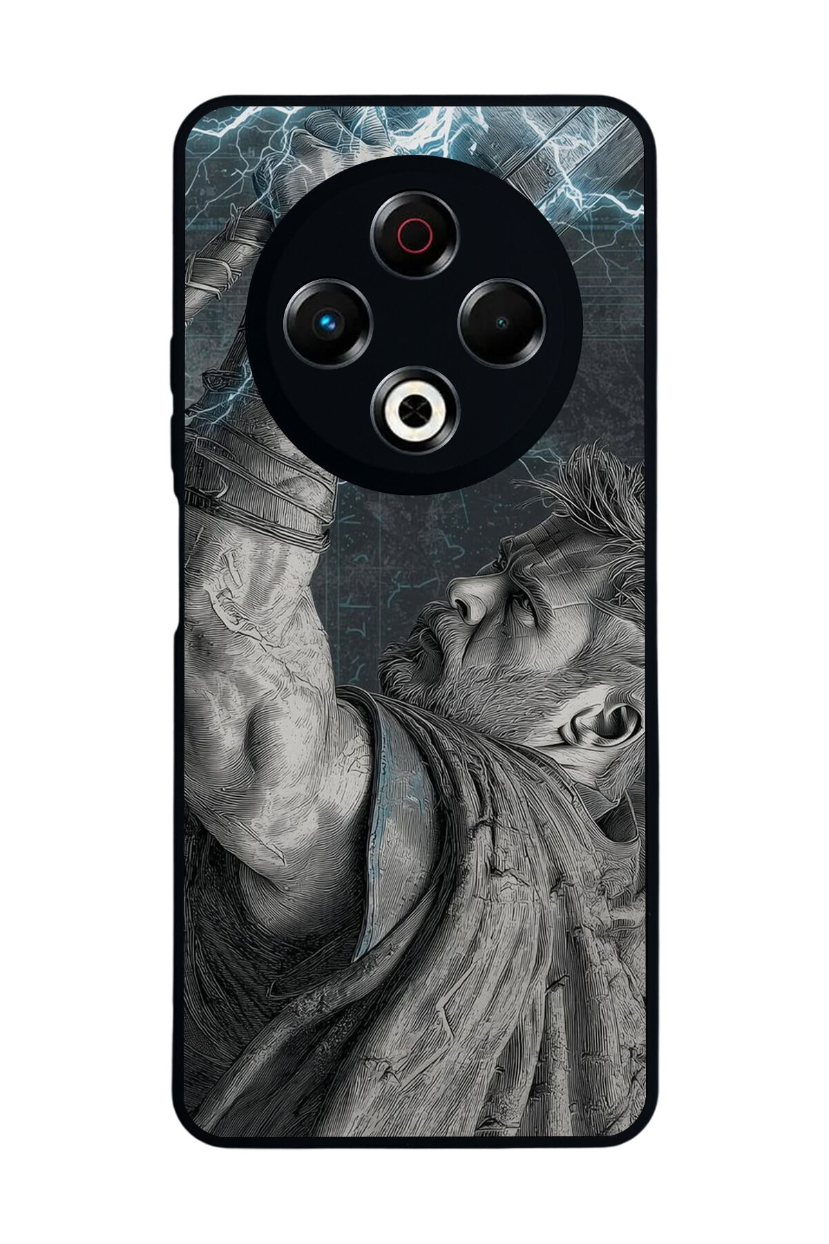 Tecno Spark 30 Uyumlu Thor Tasarımlı Glossy Premium Kılıf