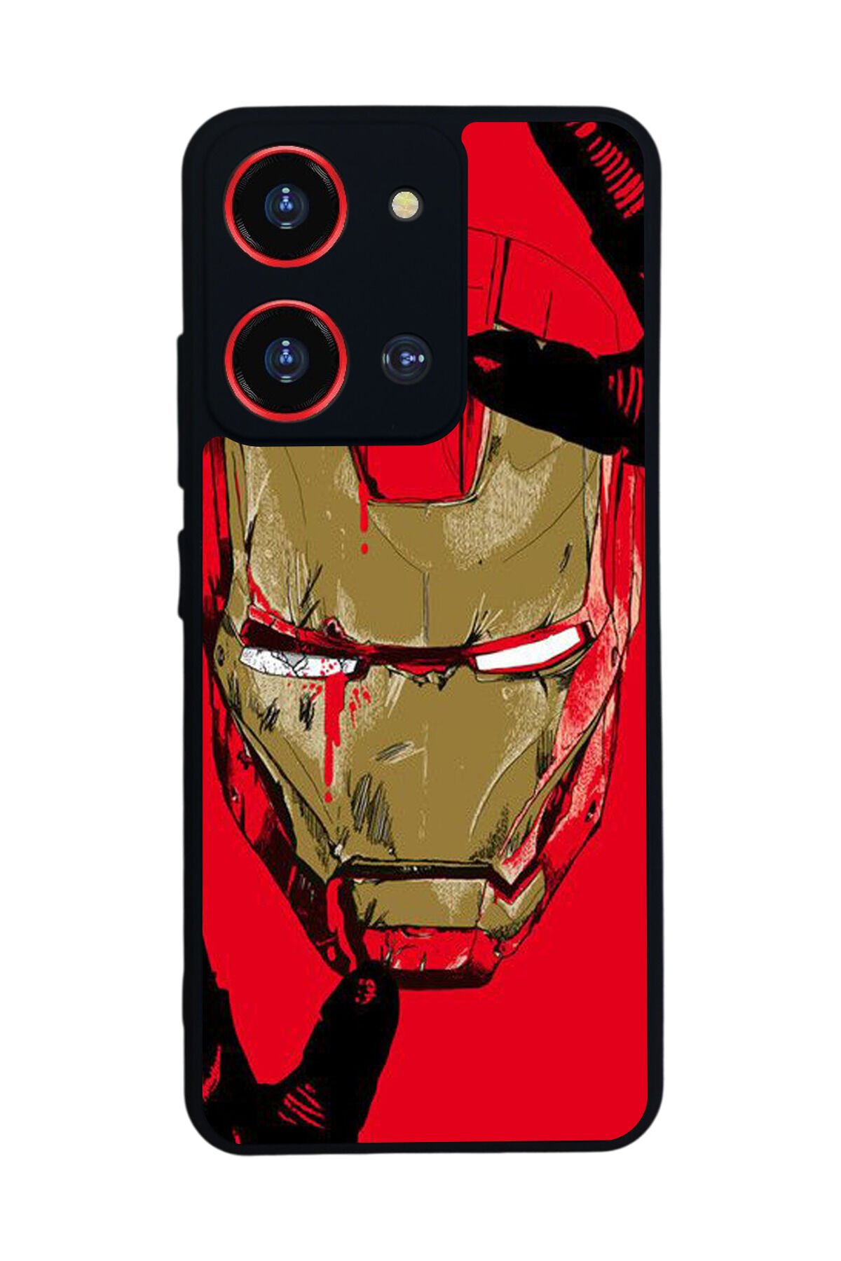 Reeder S19 Max Pro S 108MP Uyumlu Iron Man ( Demir Adam ) Tasarımlı Glossy Premium Kılıf
