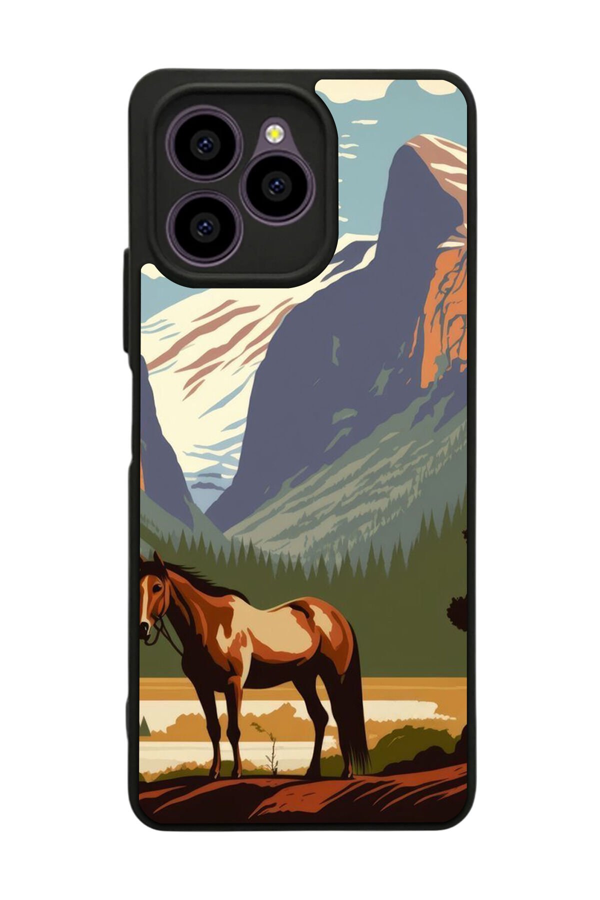 Omix X6 Uyumlu At Horse Tasarımlı Glossy Premium Kılıf